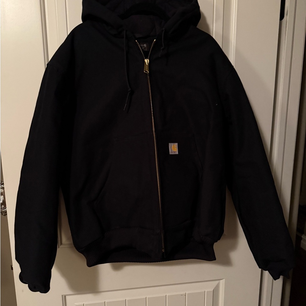 Carhartt Dark Hooded Puffer Jacket
